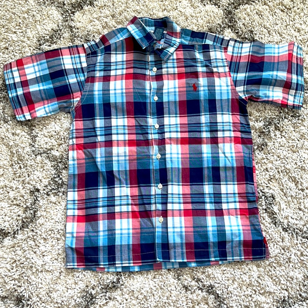 Polo Ralph Lauren Kids Button Up Shirt M 10/12 - Picture 1 of 3